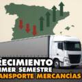 El empleo en transporte de mercancías crece un 5,7% en el primer semestre de 2025